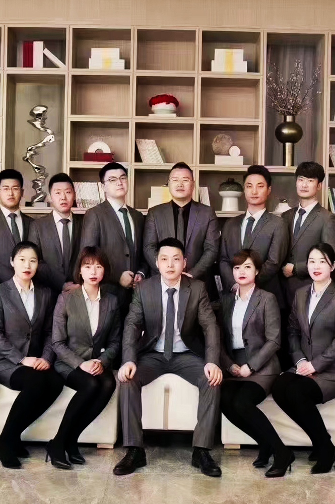 公司團(tuán)體高級西裝定做案例圖片